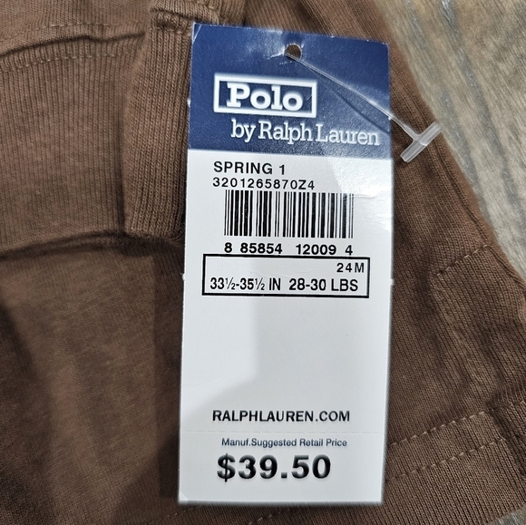 Polo by Ralph Lauren Signature Embroidered Big Pony Long Sleeve Pull Over, NWT - Picture 6 of 6